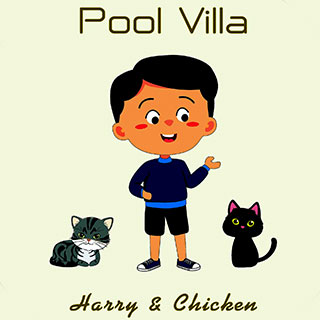 บ้าน Harry&Chicken พูลวิลล่าอัมพวาน้องหมาพักได้