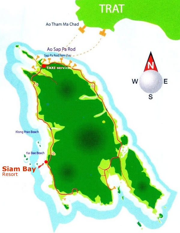 แผนที่ สยามเบย์ รีสอร์ท น้องหมาพักได้ รีสอร์ทที่อนุญาติให้น้องหมาพักได้ 