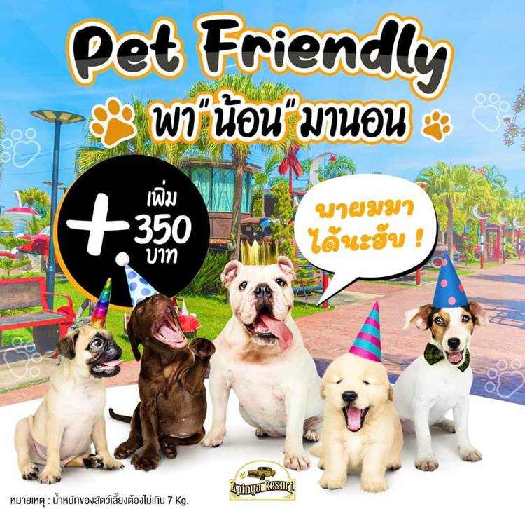 ที่พักพัทยาน้องหมาพักได้