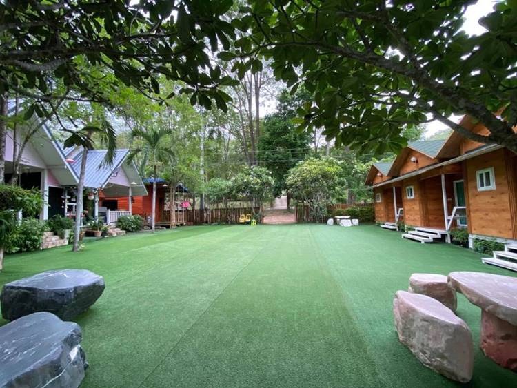 ที่พักใกล้น้ำตกเอราวัณน้องหมาพักได้