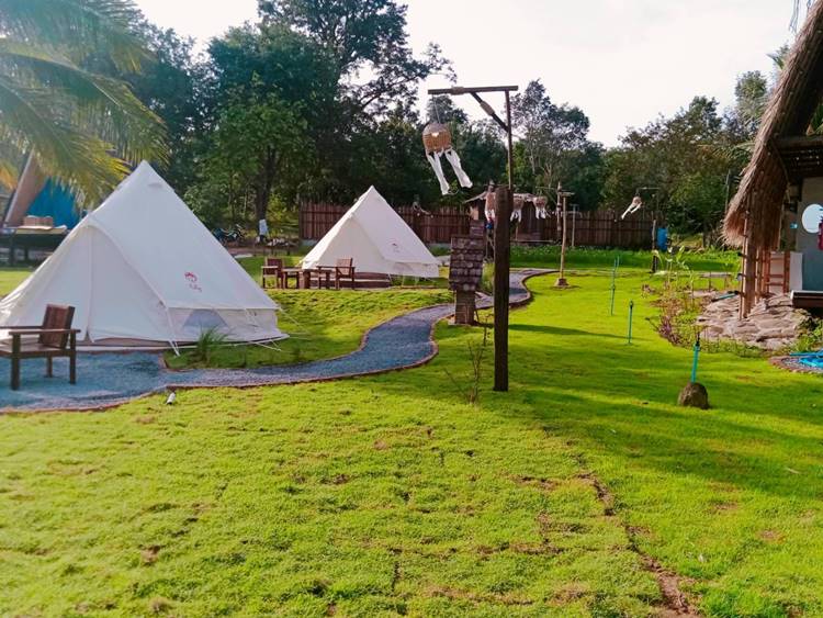 ที่พักเขื่อนลำพระเพลิงน้องหมาพักได้