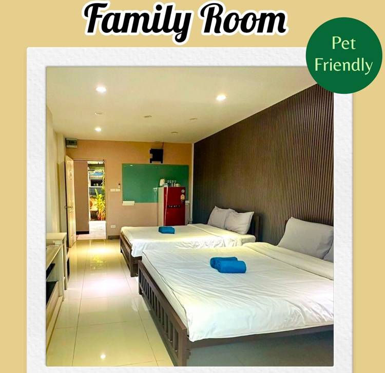 ที่พักใกล้สุวรรณภูมิน้องหมาพักได้