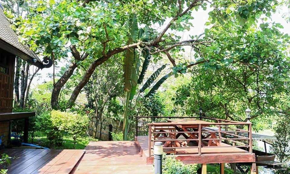 ที่พักริมน้ำอยุธยาน้องหมาพักได้