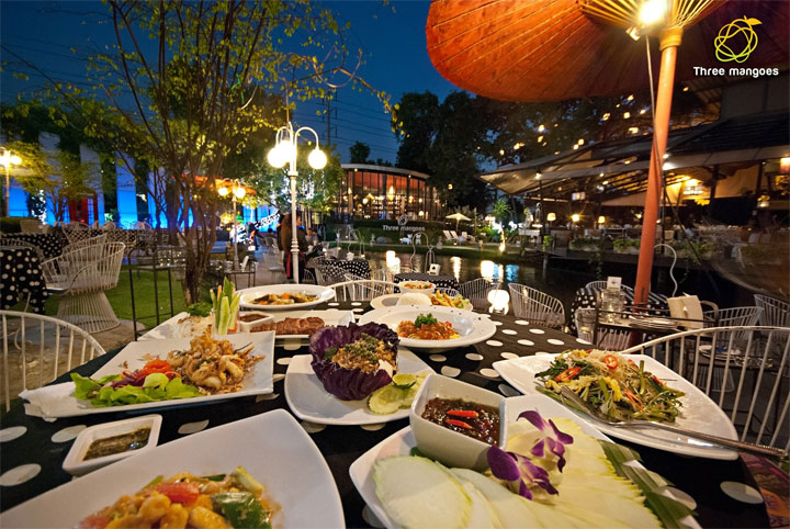 ร้านทรี แมงโก้ ถนนประชาชื่น ริมคลองประปา น้องหมาเข้าได้