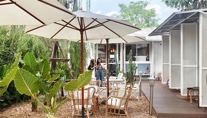 ร้านกาแฟย่านราชพฤกษ์น้องหมาเข้าได้